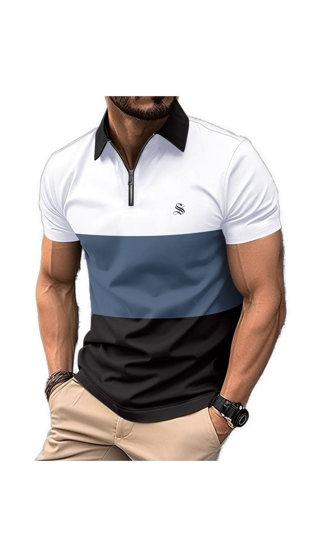 Zijik - Polo Shirt for Men - Sarman Fashion - Wholesale Clothing Fashion Brand for Men from Canada