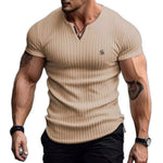 Zil - V - Neck T - Shirt for Men - Sarman Fashion - Wholesale Clothing Fashion Brand for Men from Canada