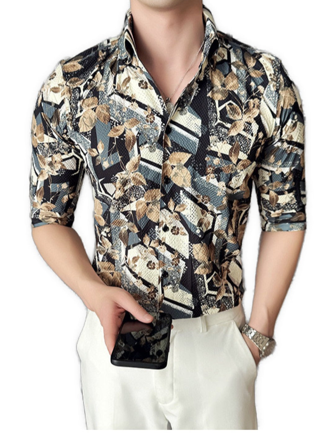 Zimal - Short Sleeves Shirt for Men - Sarman Fashion - Wholesale Clothing Fashion Brand for Men from Canada