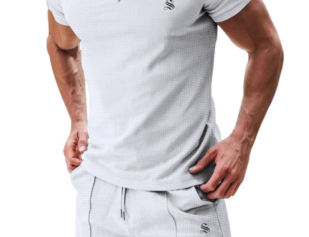 Zismia - Complete Set Polo Shirt & Shorts for Men - Sarman Fashion - Wholesale Clothing Fashion Brand for Men from Canada