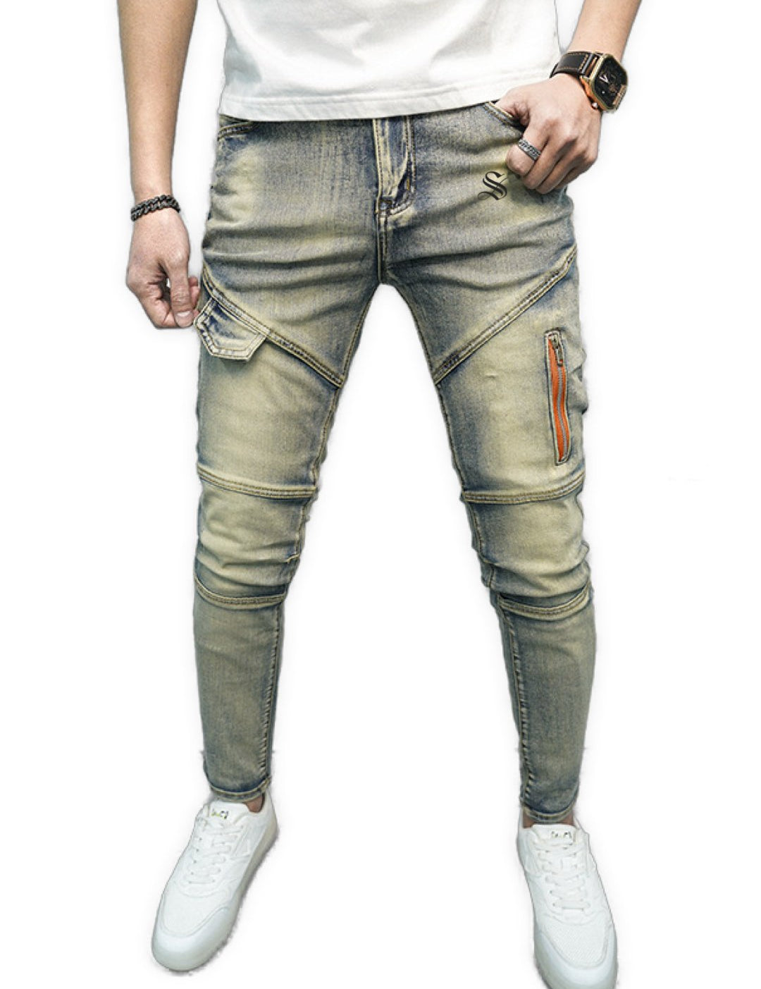 Zizjo 7 - Denim Jeans for Men - Sarman Fashion - Wholesale Clothing Fashion Brand for Men from Canada