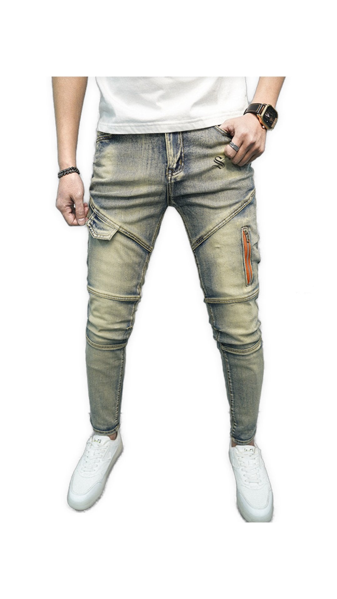 Zizjo 7 - Denim Jeans for Men - Sarman Fashion - Wholesale Clothing Fashion Brand for Men from Canada