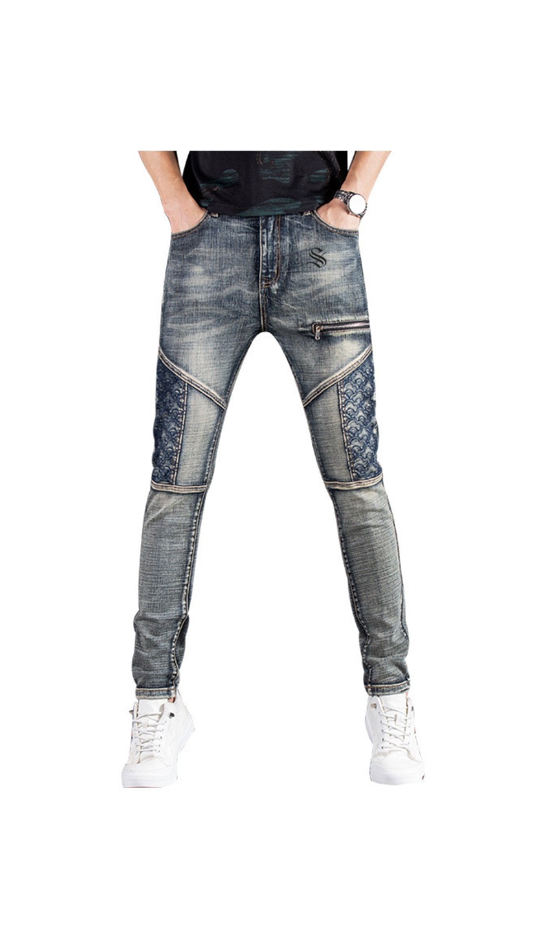 Zizjo 8 - Denim Jeans for Men - Sarman Fashion - Wholesale Clothing Fashion Brand for Men from Canada