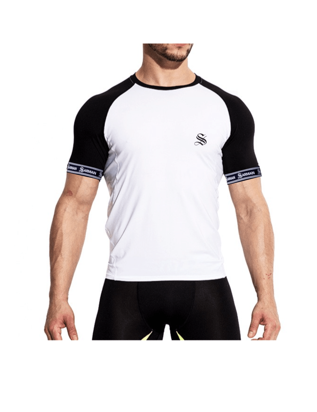 Zonic 2 - T-Shirt with Straps for Men - Sarman Fashion - Wholesale Clothing Fashion Brand for Men from Canada