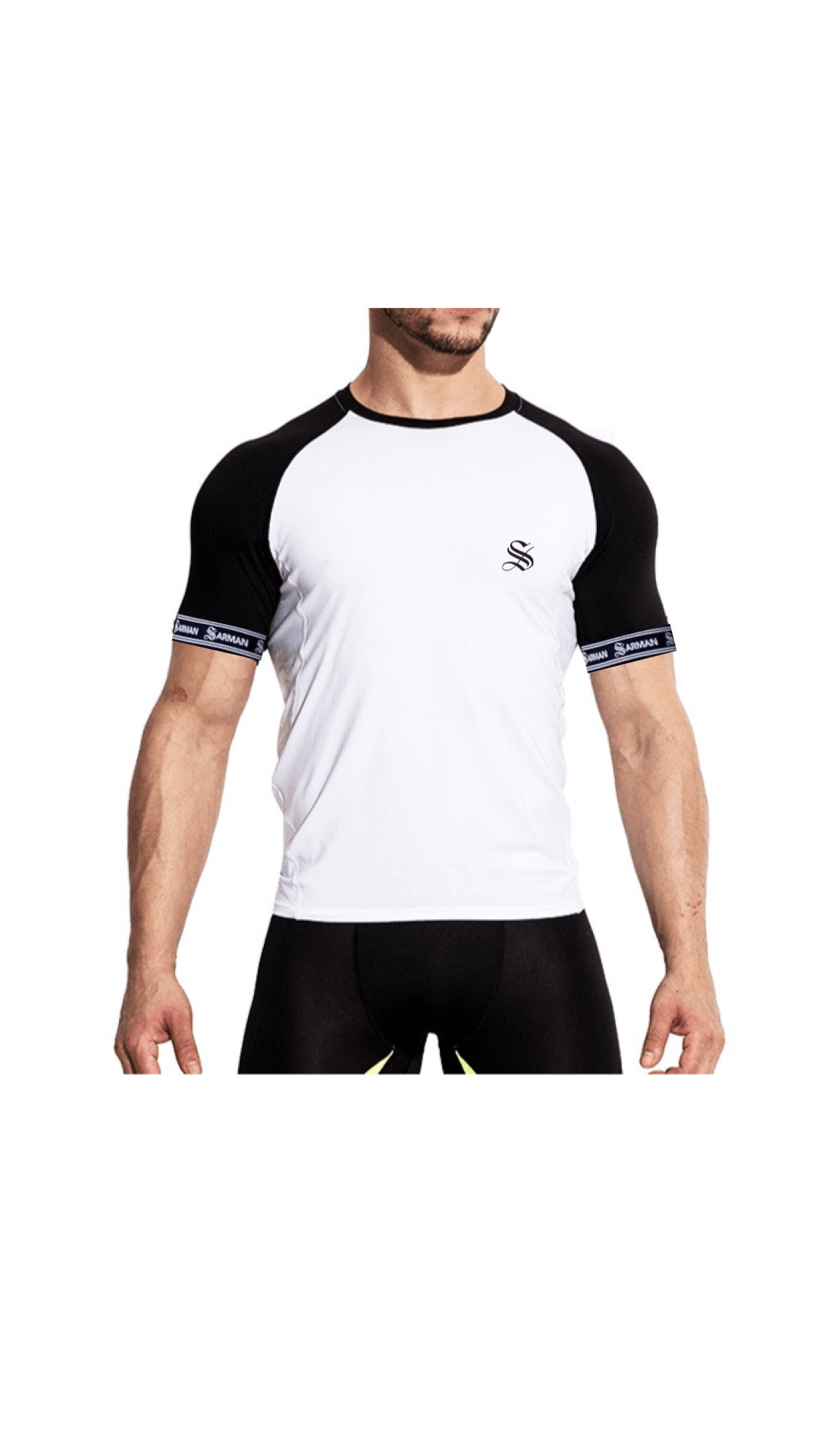 Zonic 2 - T-Shirt with Straps for Men - Sarman Fashion - Wholesale Clothing Fashion Brand for Men from Canada