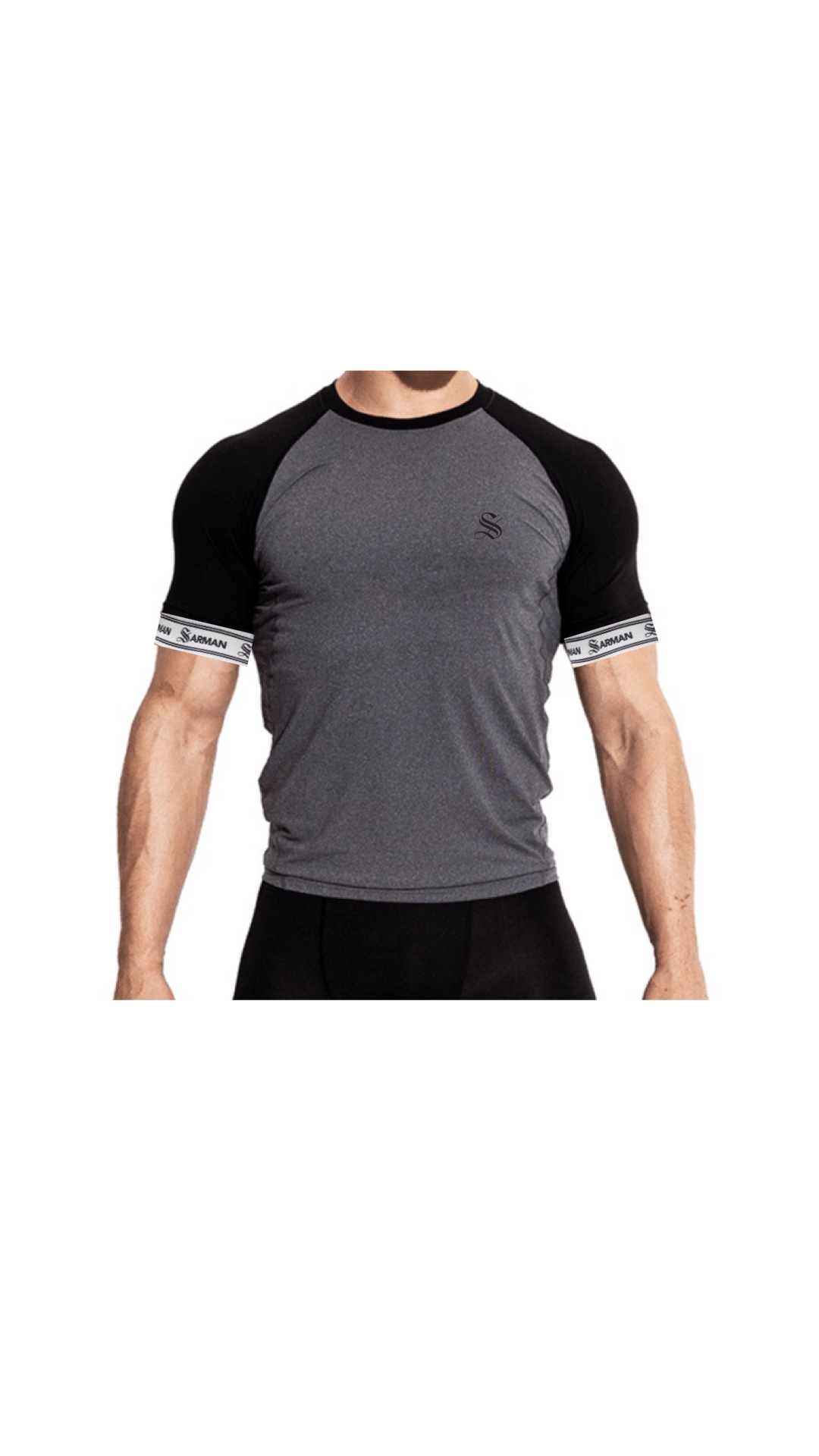 Zonic 6 - T-Shirt with Straps for Men - Sarman Fashion - Wholesale Clothing Fashion Brand for Men from Canada