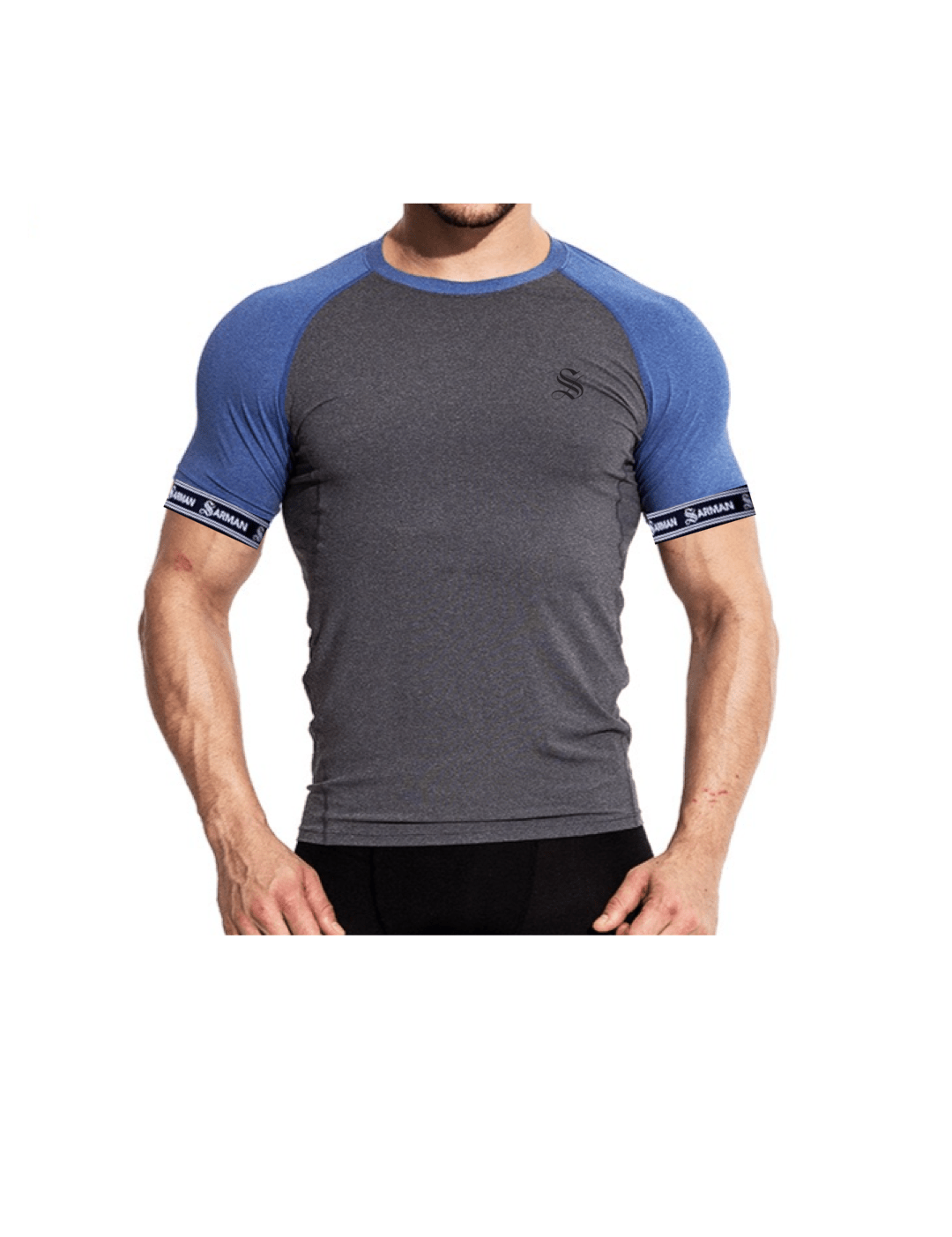 Zonic 7 - T-Shirt with Straps for Men - Sarman Fashion - Wholesale Clothing Fashion Brand for Men from Canada