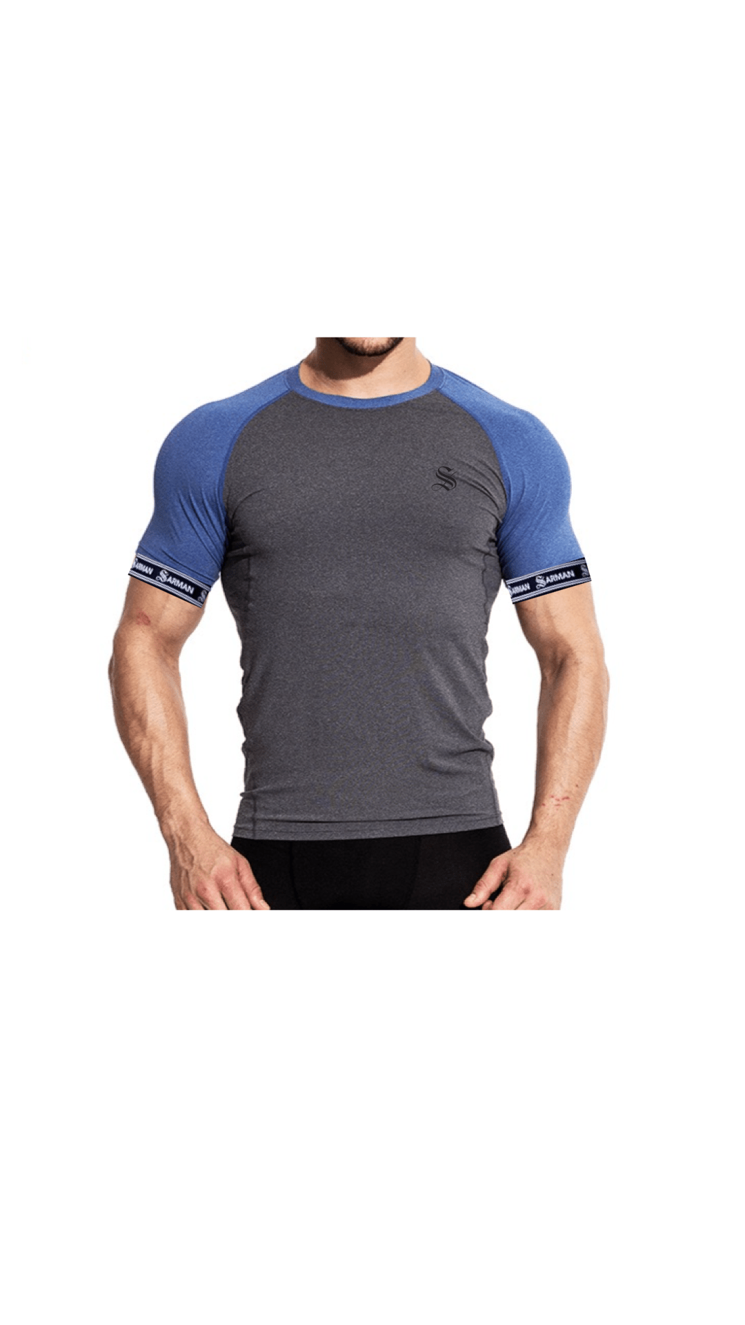 Zonic 7 - T-Shirt with Straps for Men - Sarman Fashion - Wholesale Clothing Fashion Brand for Men from Canada