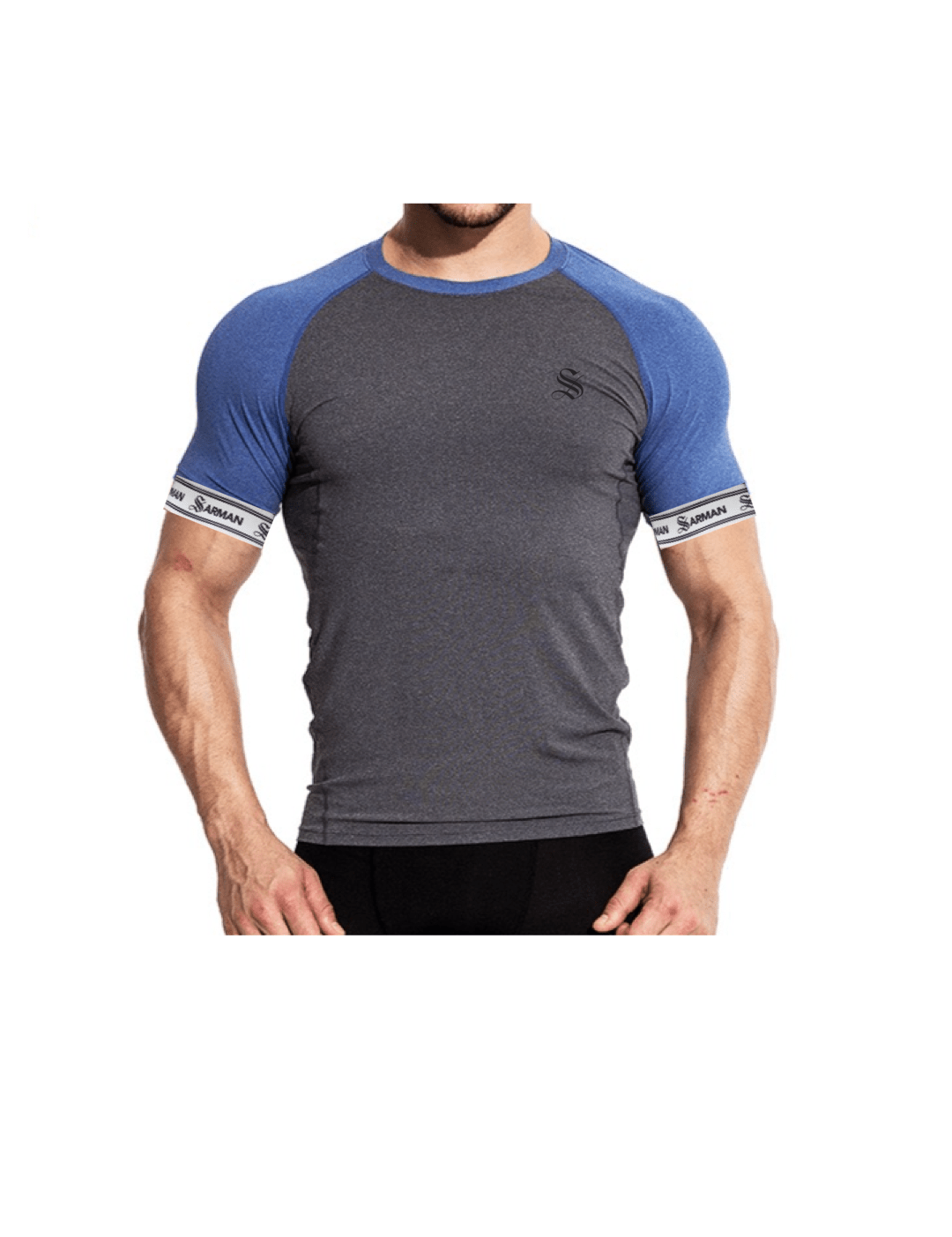 Zonic 7 - T-Shirt with Straps for Men - Sarman Fashion - Wholesale Clothing Fashion Brand for Men from Canada