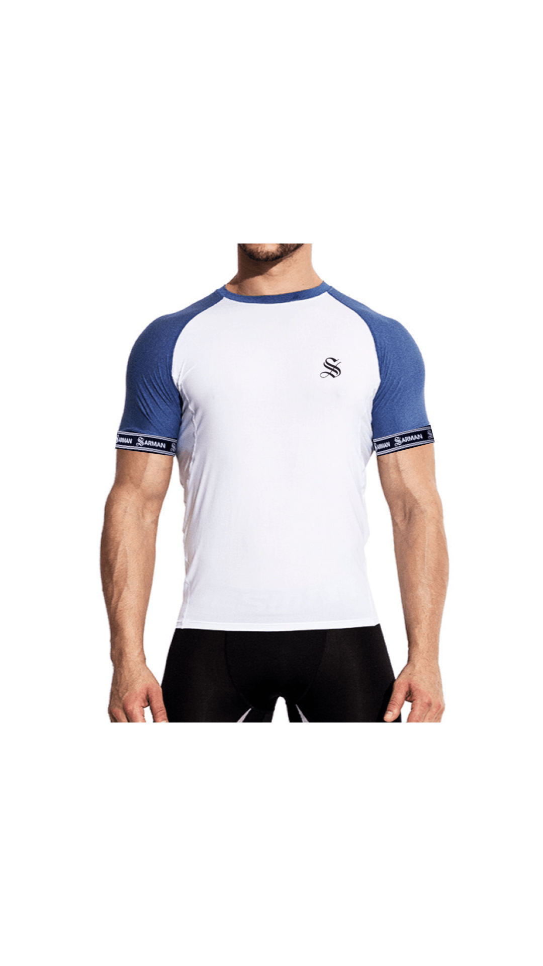 Zonic - T-Shirt with Straps for Men - Sarman Fashion - Wholesale Clothing Fashion Brand for Men from Canada