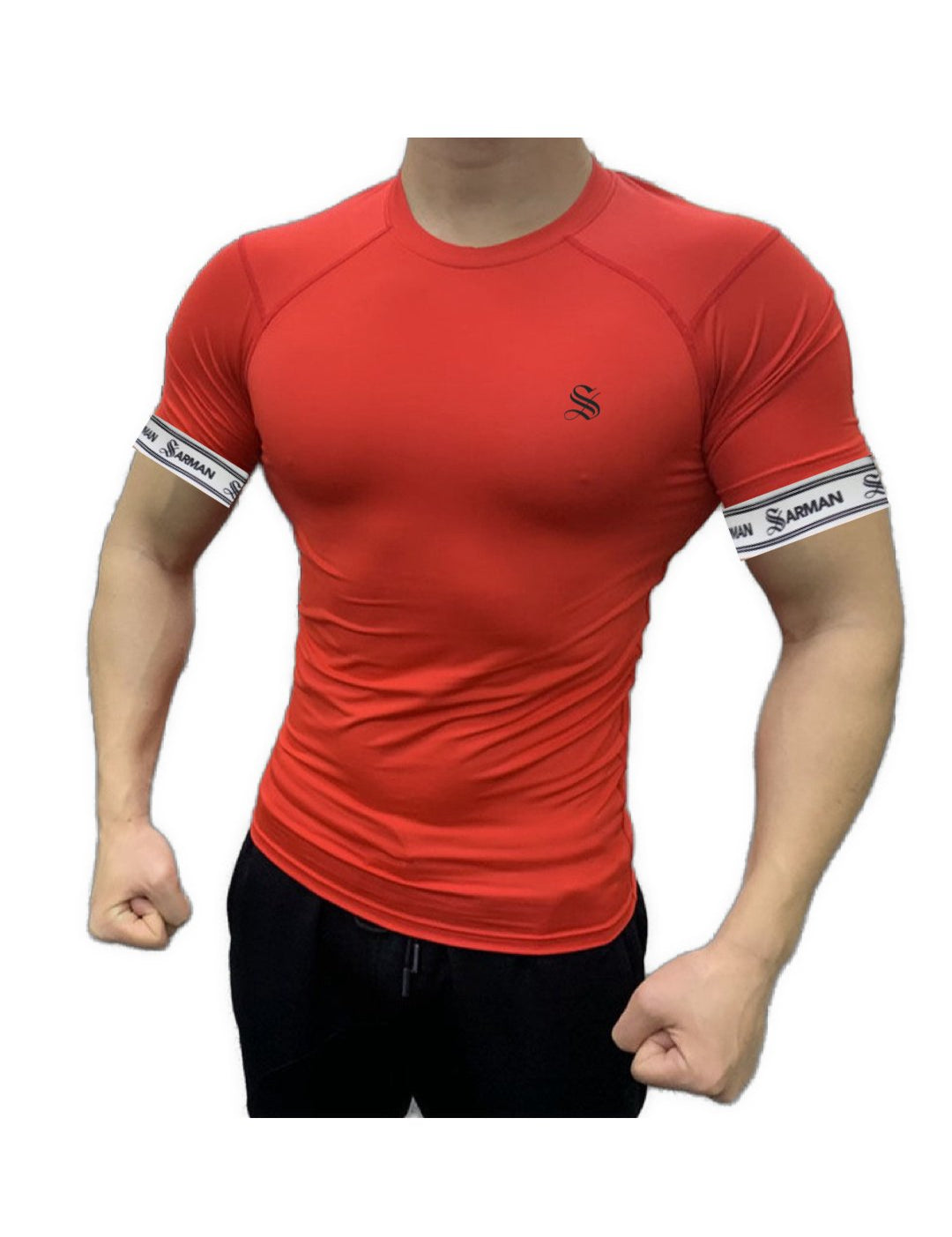 Zuws 10 - T-Shirt with Straps for Men - Sarman Fashion - Wholesale Clothing Fashion Brand for Men from Canada