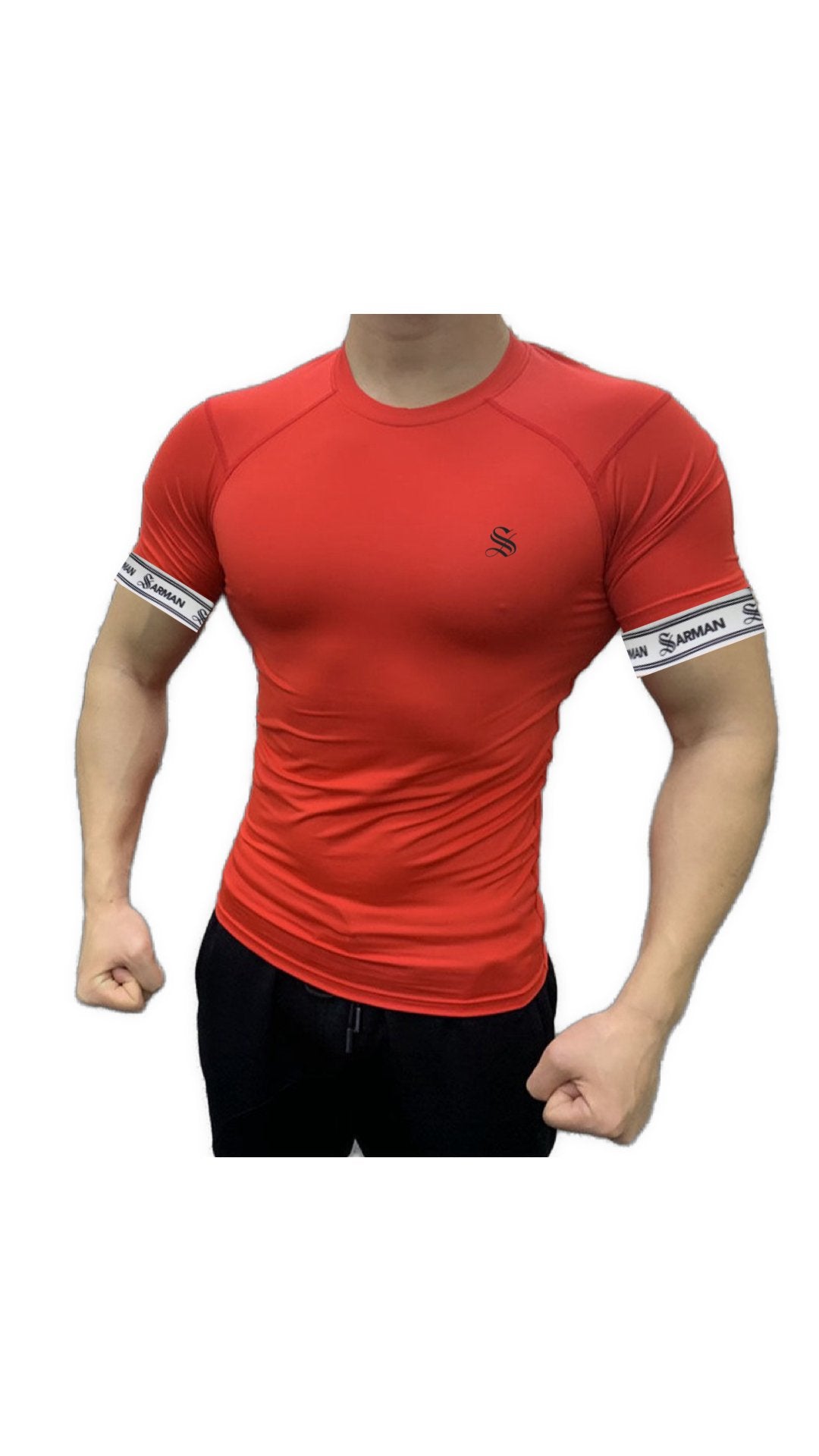 Zuws 10 - T-Shirt with Straps for Men - Sarman Fashion - Wholesale Clothing Fashion Brand for Men from Canada