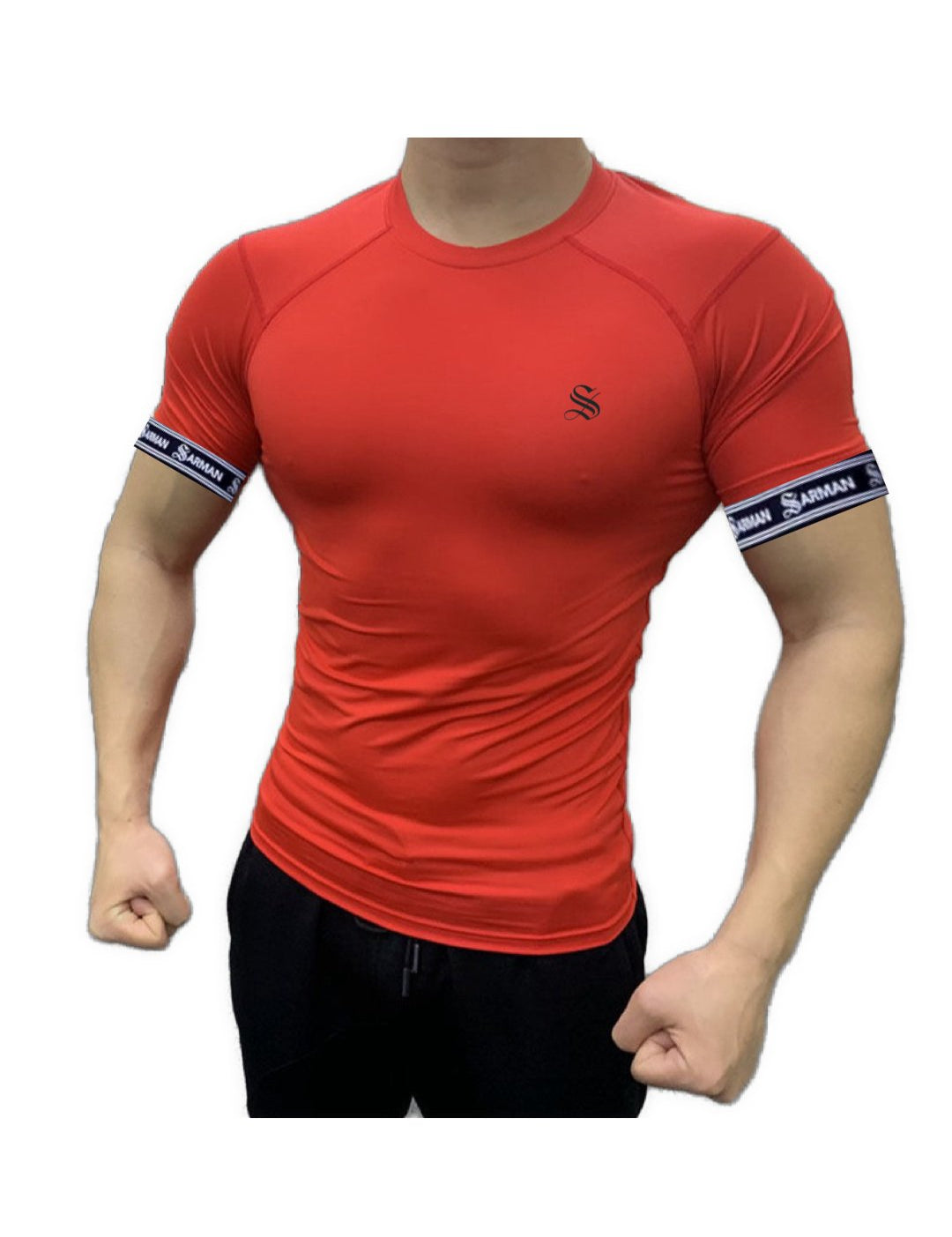 Zuws 10 - T-Shirt with Straps for Men - Sarman Fashion - Wholesale Clothing Fashion Brand for Men from Canada