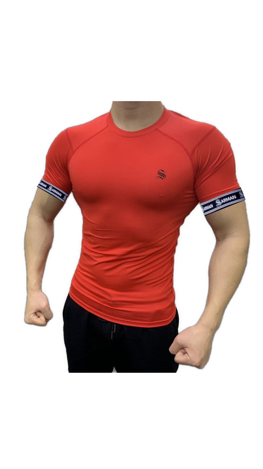 Zuws 10 - T-Shirt with Straps for Men - Sarman Fashion - Wholesale Clothing Fashion Brand for Men from Canada