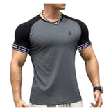 Zuws 7 - T-Shirt with Straps for Men - Sarman Fashion - Wholesale Clothing Fashion Brand for Men from Canada