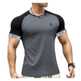 Zuws 7 - T-Shirt with Straps for Men - Sarman Fashion - Wholesale Clothing Fashion Brand for Men from Canada