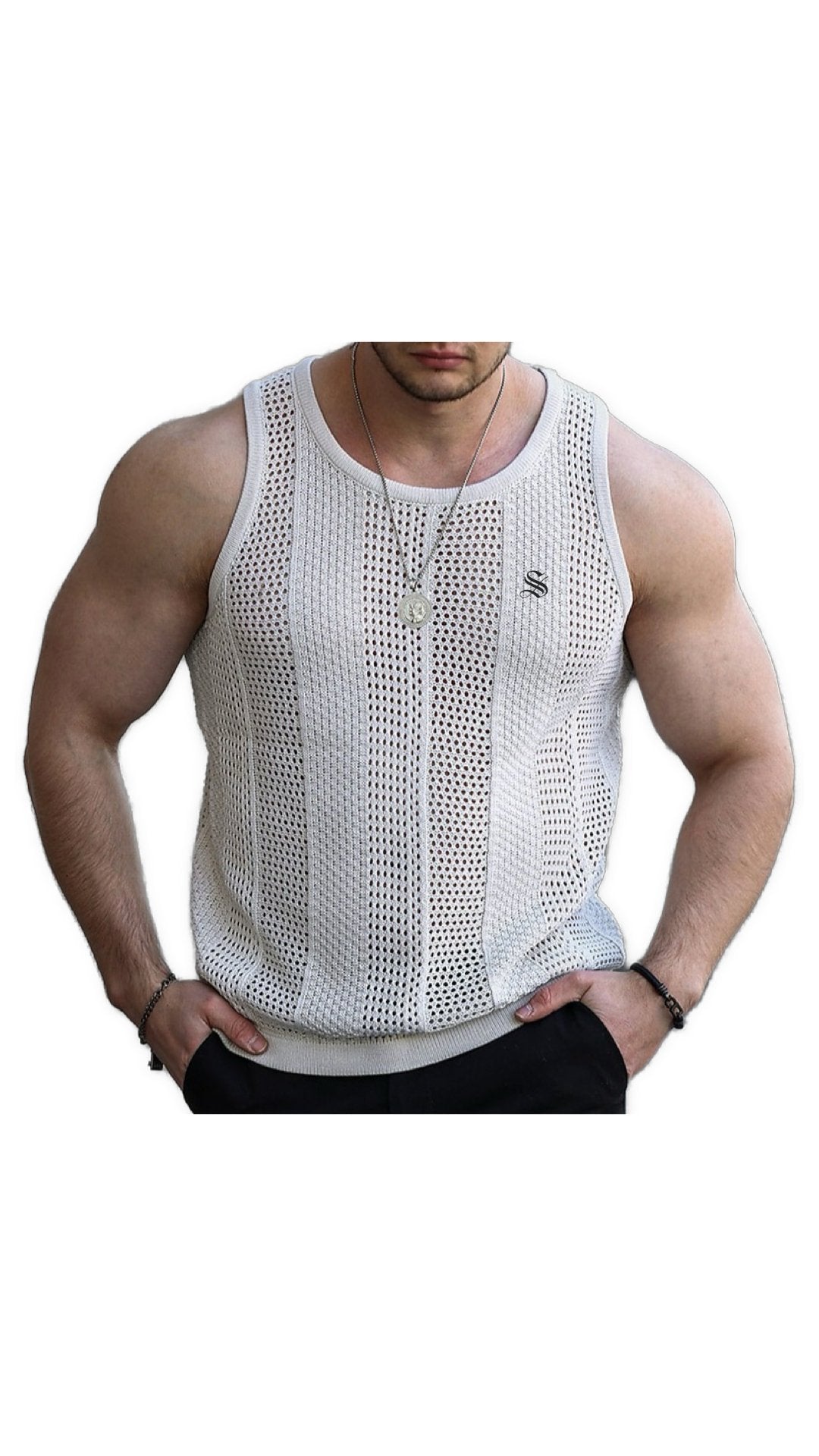 ZZG - Tank Top for Men - Sarman Fashion - Wholesale Clothing Fashion Brand for Men from Canada