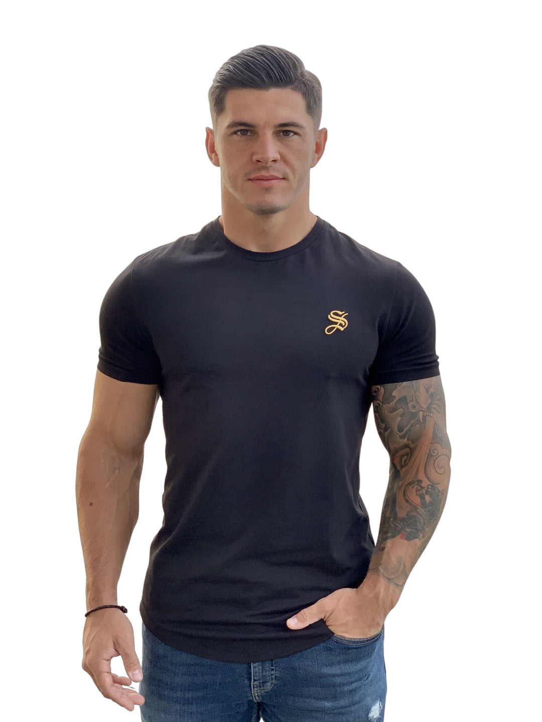 Black Eagle - Black T-shirt for Men – Sarman Fashion - Wholesale ...