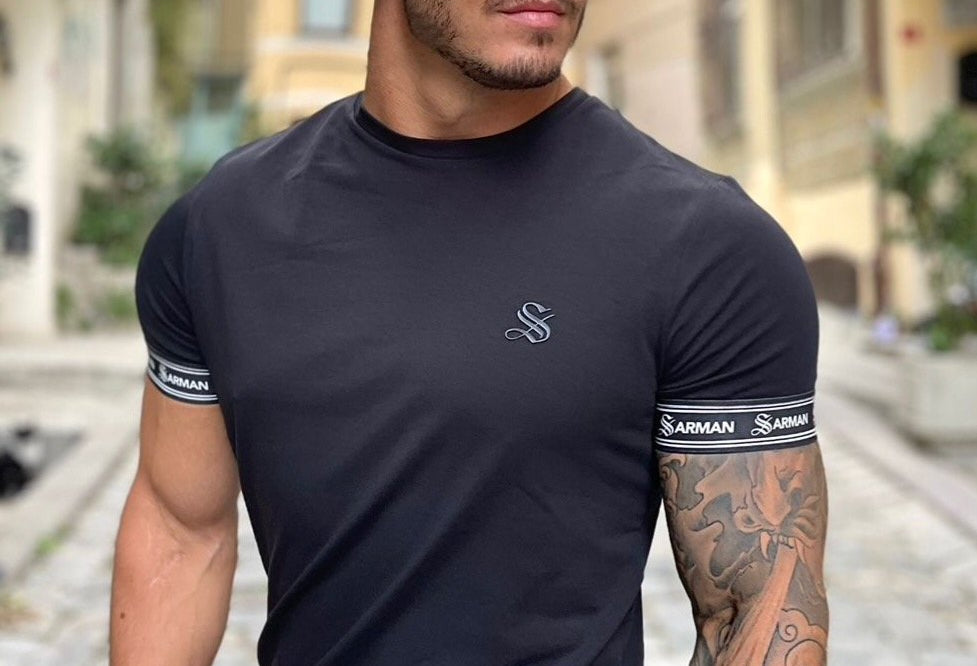 Black on Black - Black T-Shirt for Men – Sarman Fashion - Wholesale ...