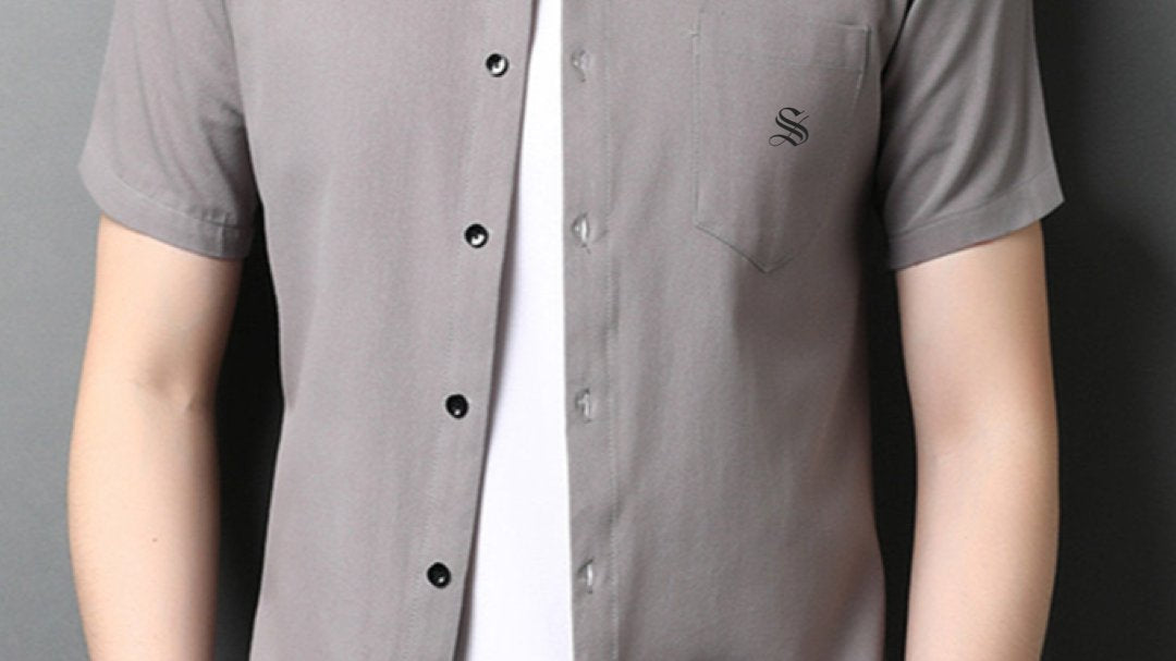 Georgia - Short Sleeves Shirt for Men - Sarman Fashion - Wholesale Clothing Fashion Brand for Men from Canada