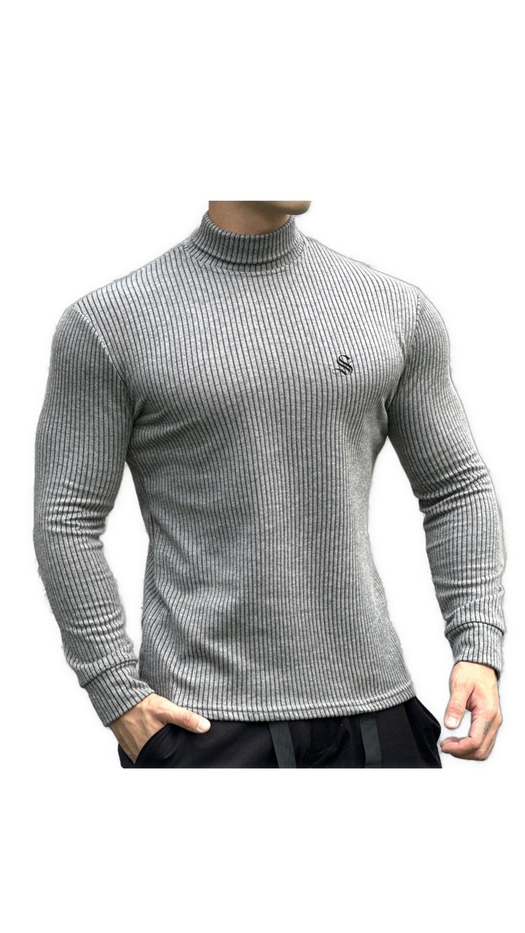 Hogul - High Neck Long Sleeve Shirt for Men – Sarman Fashion ...