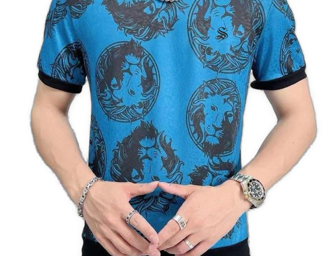 LionK - T-Shirt for Men - Sarman Fashion - Wholesale Clothing Fashion Brand for Men from Canada