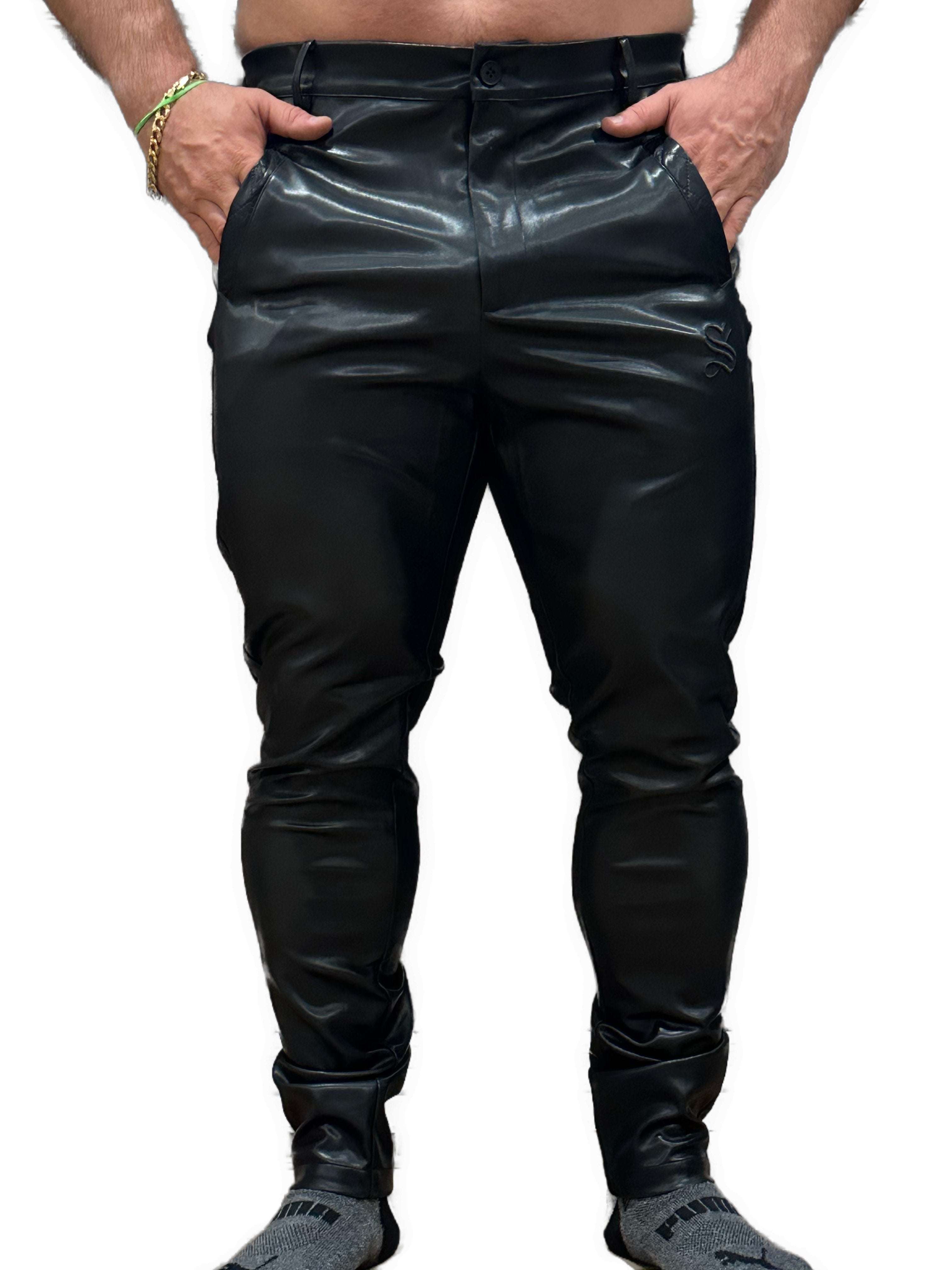 Pu Leather Pants and Joggers – Sarman Fashion - Wholesale Clothing ...