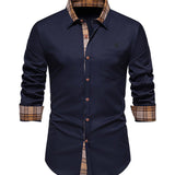 Sdonabil - Long Sleeves Shirt for Men - Sarman Fashion - Wholesale Clothing Fashion Brand for Men from Canada