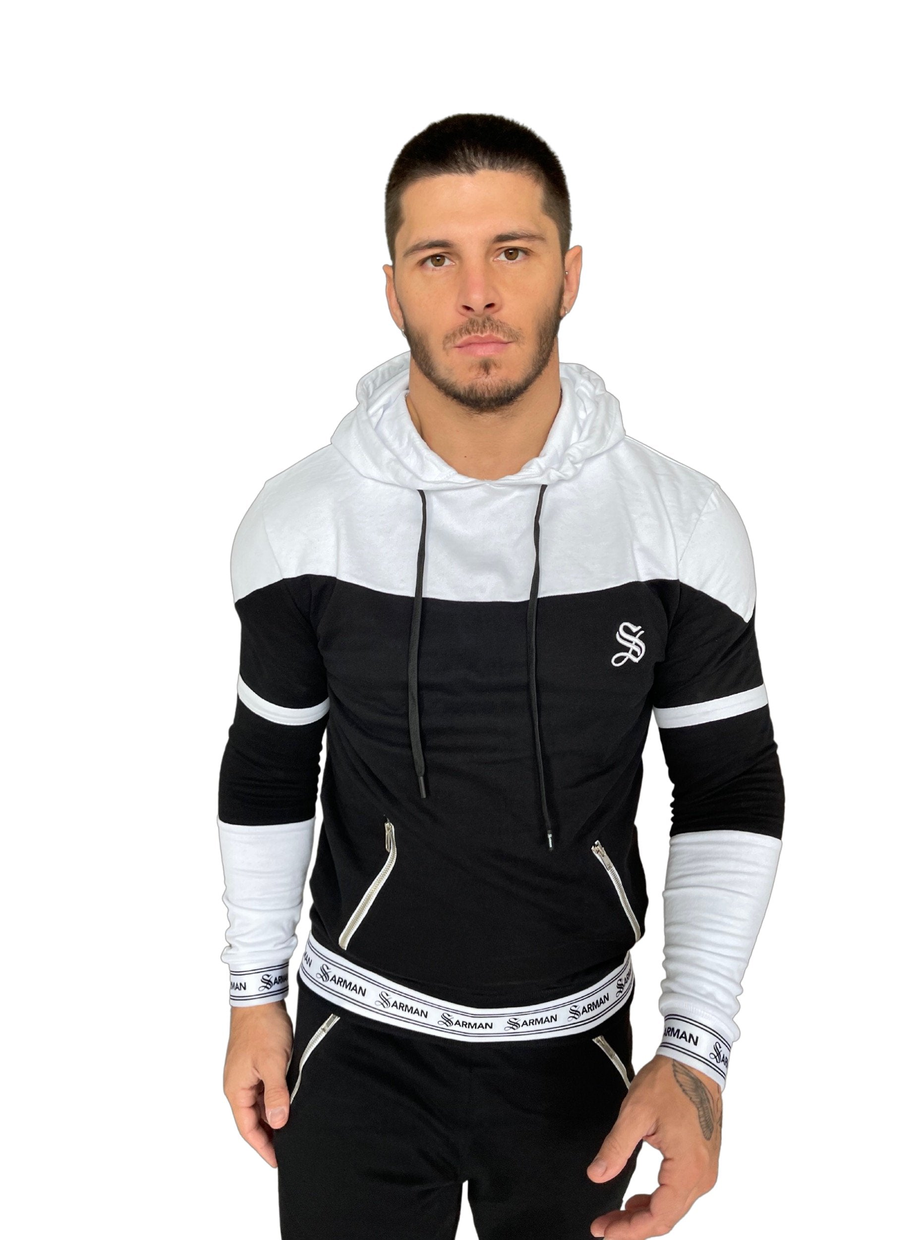 Space - Black/White Hoodie for Men – Sarman Fashion - Wholesale ...