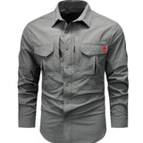 Tuajol 3 - Long Sleeves Shirt for Men - Sarman Fashion - Wholesale Clothing Fashion Brand for Men from Canada